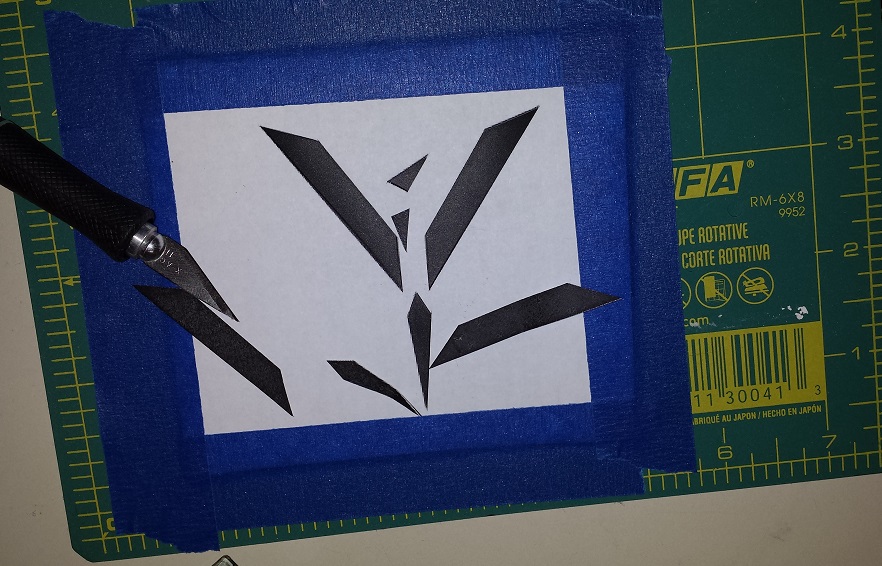 Disc Golf Stencil Dye dabblesmith