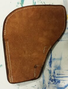 Suede holster back Suede holster back