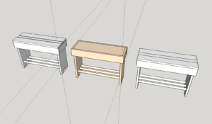 entryway bench variations